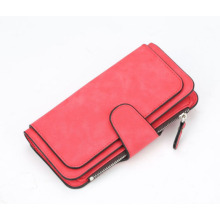 Hot Sale Wholesale China PU Leather Lady Purses Wallet Women High Quality Ladies Clutch Wallet Bag Clutch Purse Card Holder